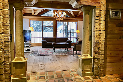 Шале в альпийском стиле на лыжне