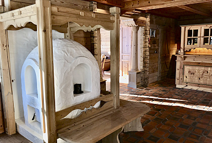 Шале в альпийском стиле на лыжне