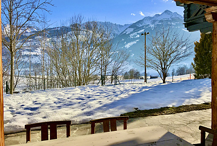 Шале в альпийском стиле на лыжне