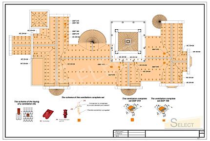 Luxurious palace in classical style with a lake
