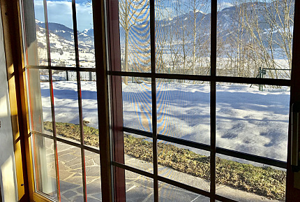 Alpine-style chalet on the ski slope