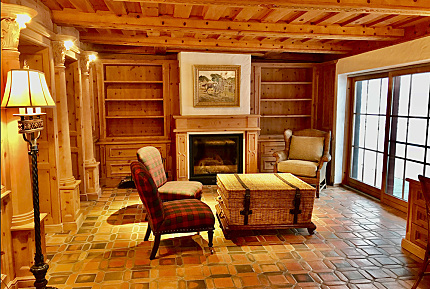 Alpine-style chalet on the ski slope