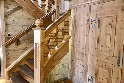 Alpine-style chalet on the ski slope