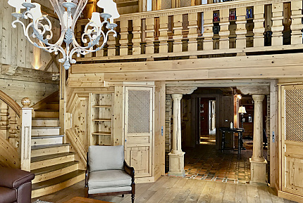 Alpine-style chalet on the ski slope