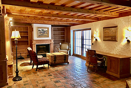 Alpine-style chalet on the ski slope