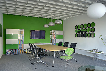 Modern office in natural colors