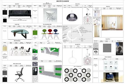 Modern office in natural colors